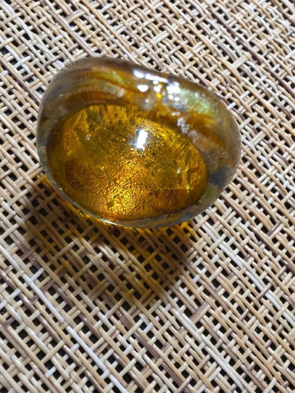 Multicolor Glass Dome Statement Ring - Women Jewelry - Picture 10 of 12